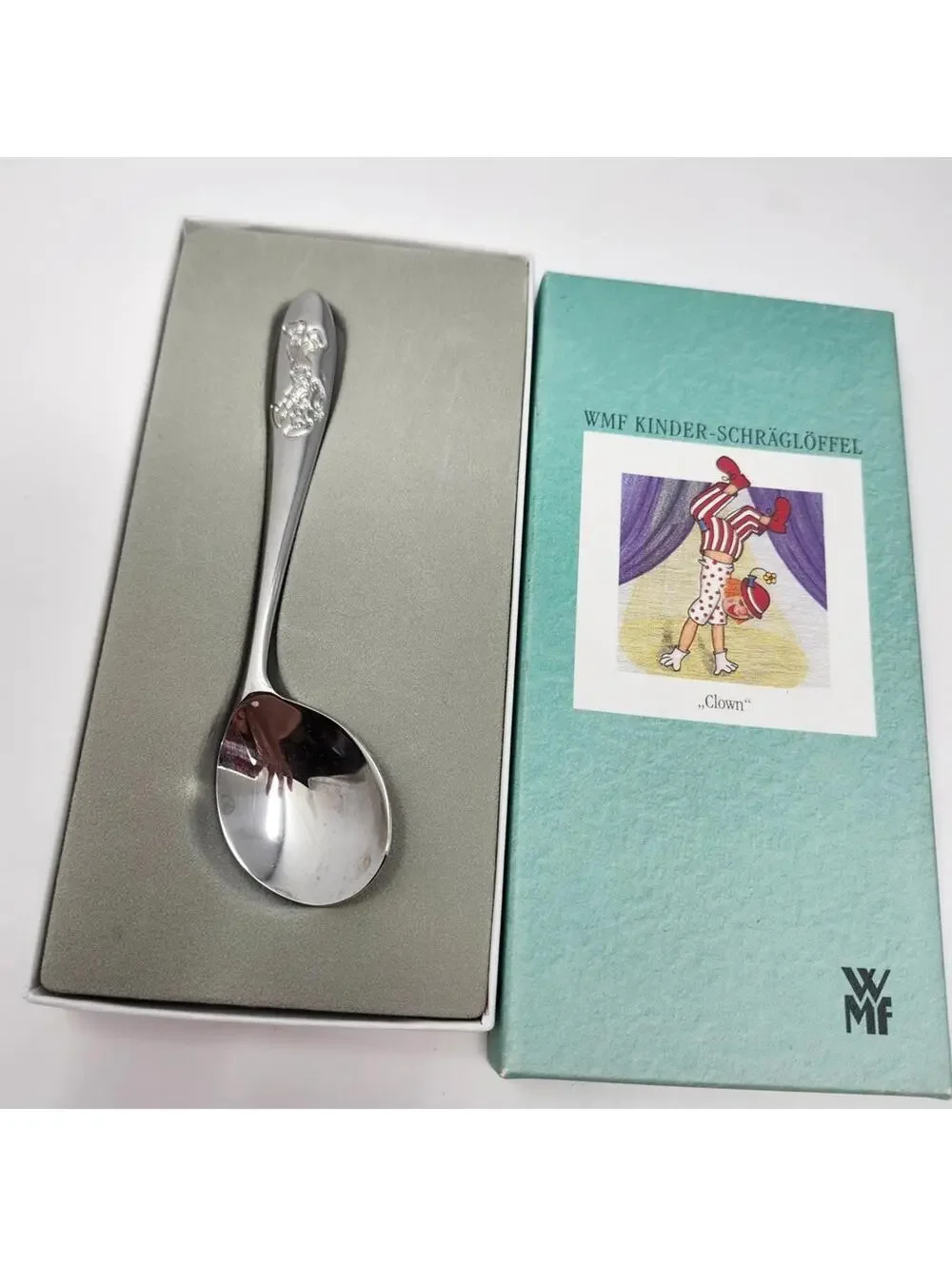WMF Kinder-Schragloffel Clown Children's Spoon Cromargan 18/10 Stainless